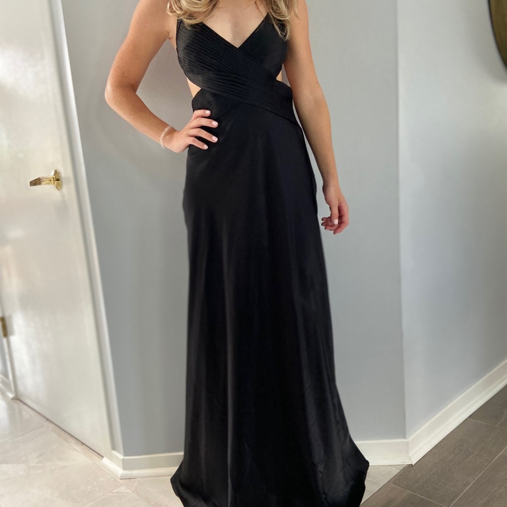 BCBG long black dress